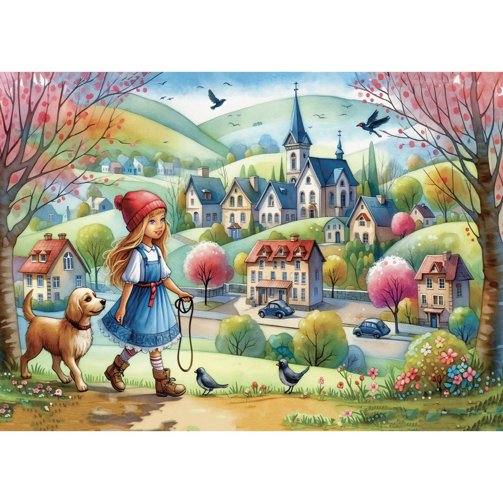 Delfy Walking Toward Home 1000pc Jigsaw Puzzle