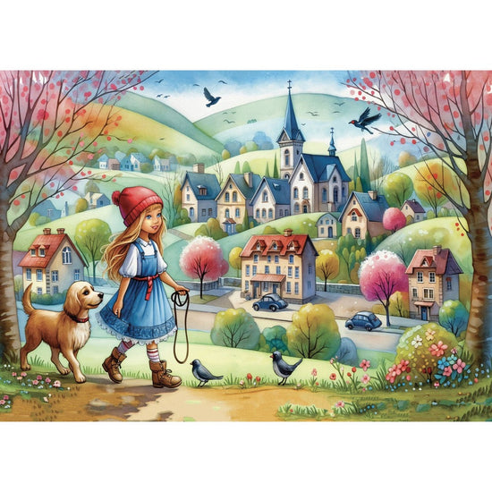 Delfy Walking Toward Home 1000pc Jigsaw Puzzle