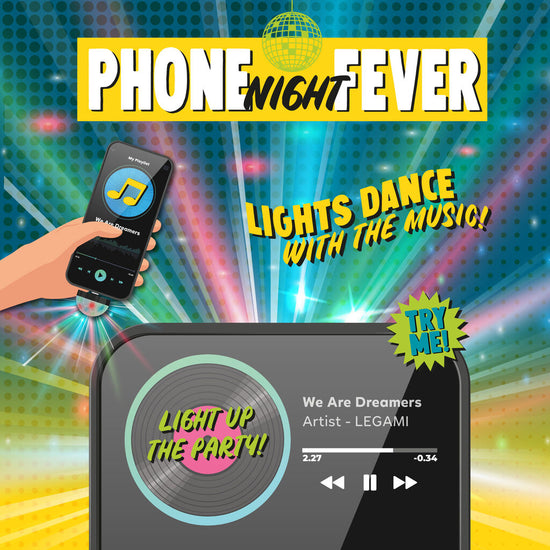 Legami Phone Night Fever - Mini Disco Ball Light