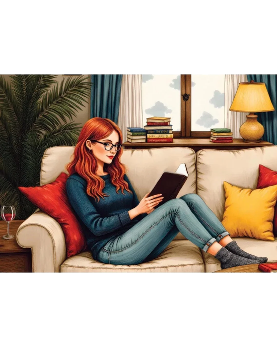 Delfy Wine, Words, Wonder 1000pc Jigsaw Puzzle