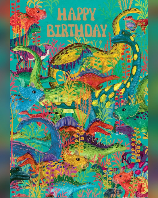 Dinosaurs - Birthday Card