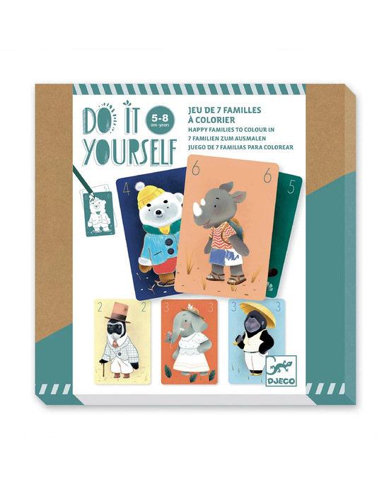 Djeco Creature Chic DIY Card Game Kit