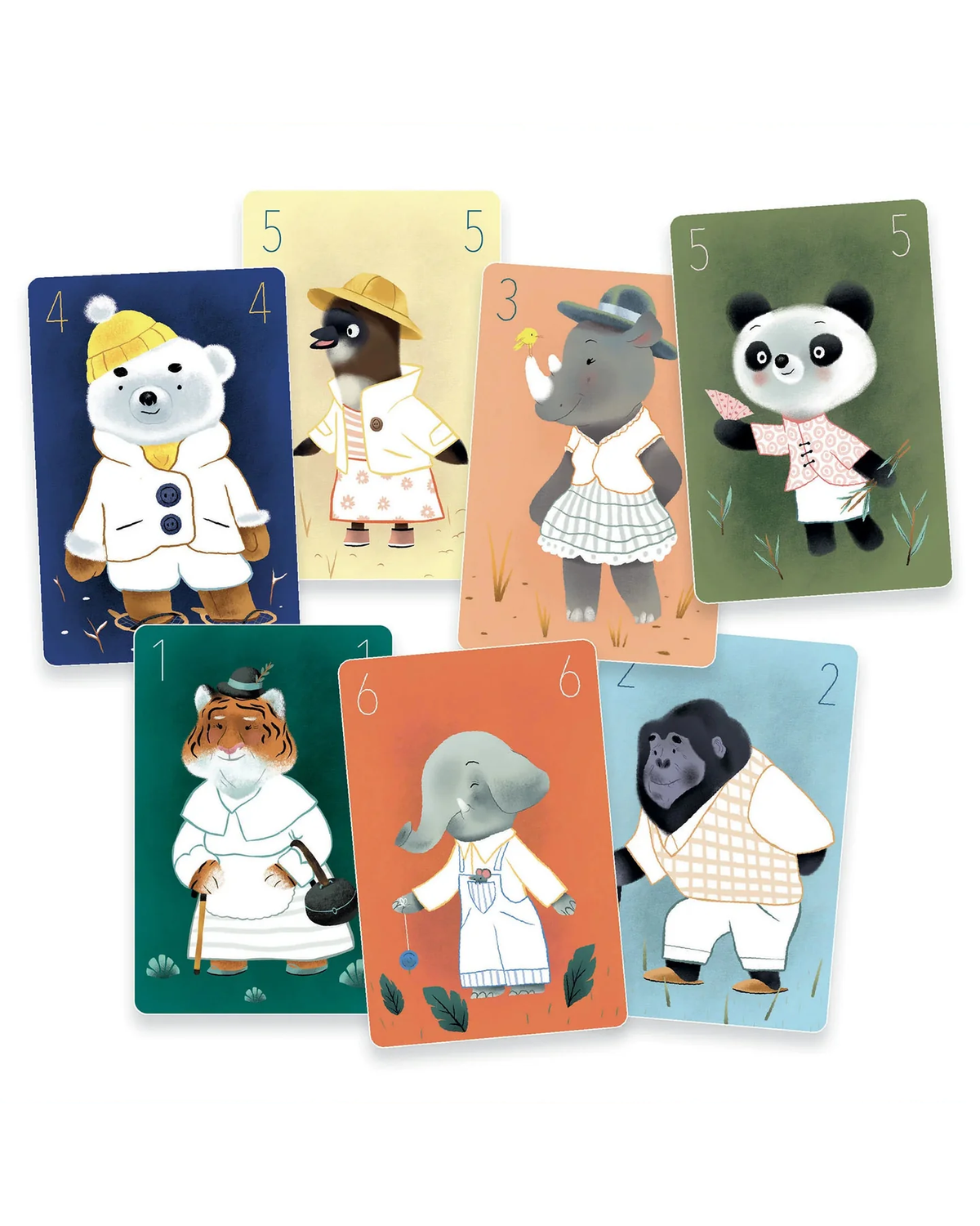 Djeco Creature Chic DIY Card Game Kit-2