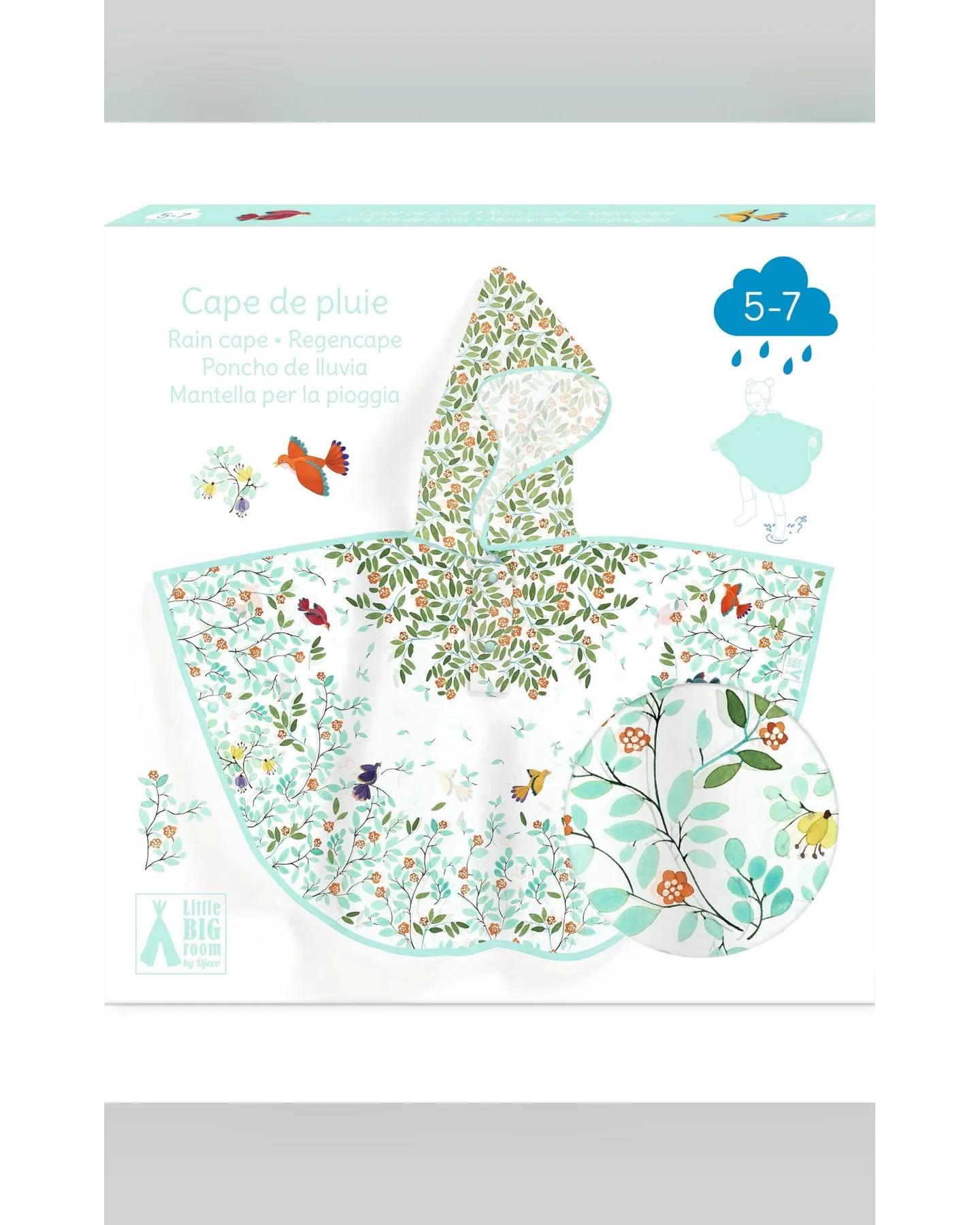 Djeco Foliage Rain Cape