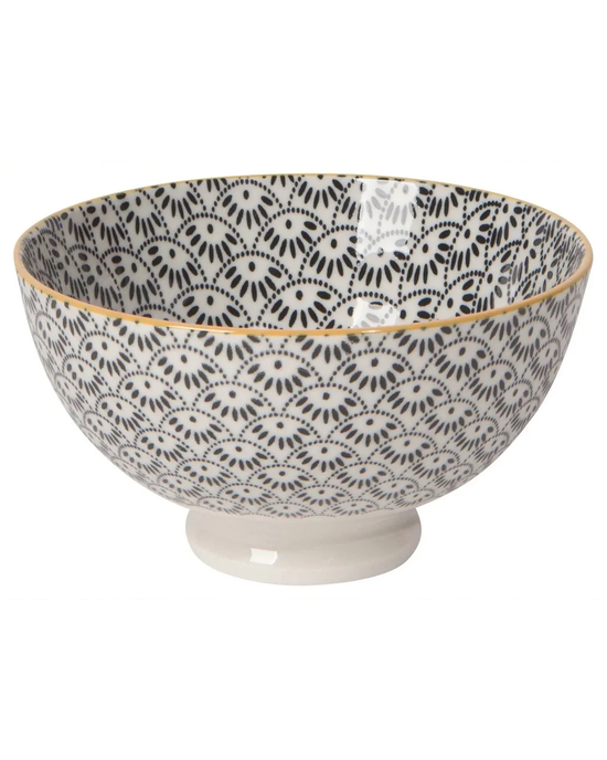Dotted Scallop - Stamped Bowl
