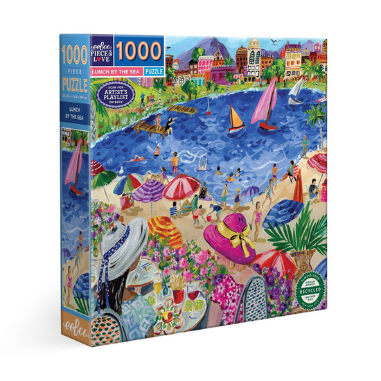 eeBoo 1000pc Puzzle Lunch by the Sea