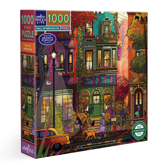 eeBoo 1000pc Puzzle Fall in Brooklyn