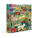 eeBoo 1000pc Puzzle English Pastures Sq