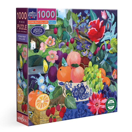 eeBoo 1000pc Puzzle Stone Fruit Still Life