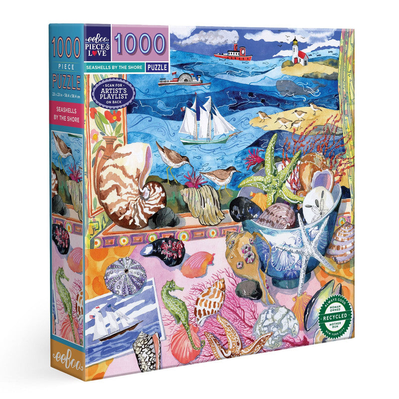 eeBoo 1000pc Puzzle Seashells
