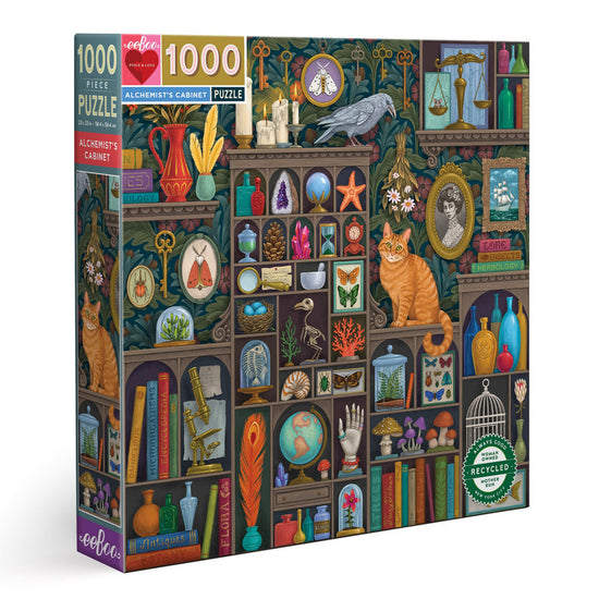 eeBoo 1000pc Puzzle: Alchemist's Cabinet
