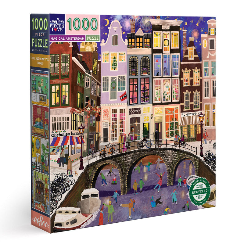 eeBoo 1000pc Puzzle: Magical Amsterdam