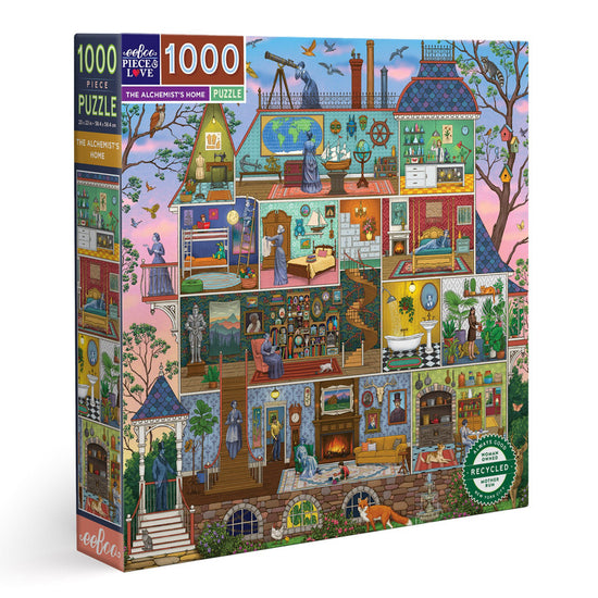 eeBoo 1000pc Puzzle: The Alchemist's Home