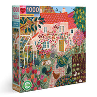 eeBoo 1000pc Puzzle: English Cottage