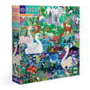 eeBoo 1000pc Puzzle: Ducks in the Clearing