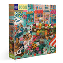 eeBoo 1000pc Puzzle: English Green Market