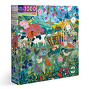 eeBoo 1000pc Puzzle: English Hedgerow