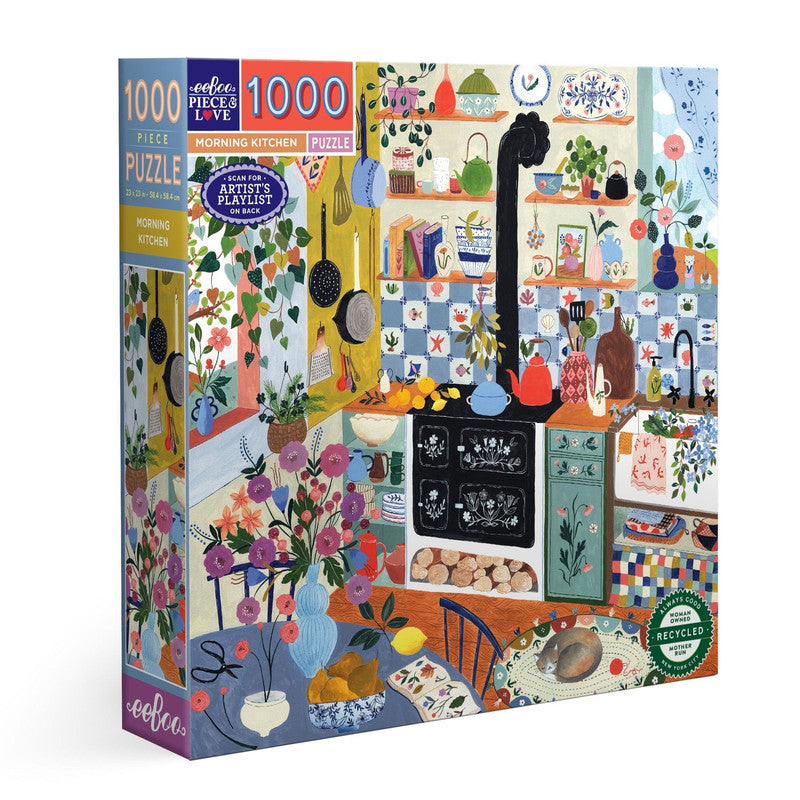 eeBoo 1000pc Puzzle Morning Kitchen