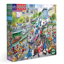 eeBoo 1000pc Puzzle: Paris Bookseller