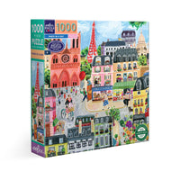 eeBoo 1000pc Puzzle: Paris in a Day