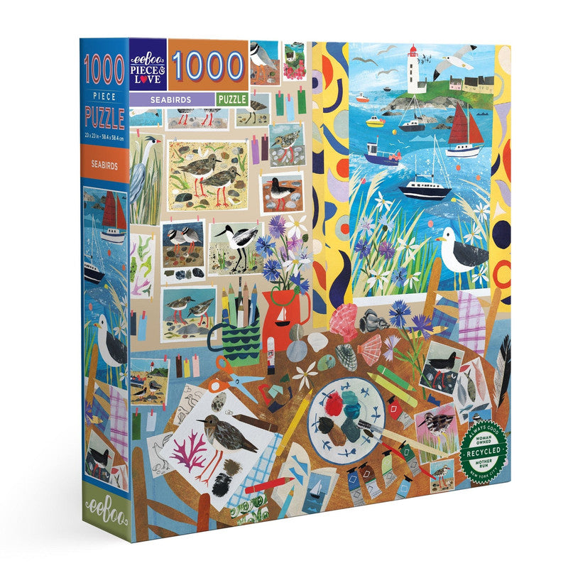 eeBoo 1000pc Puzzle Seabirds