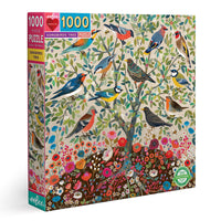 eeBoo 1000pc Puzzle: Songbirds Tree