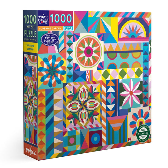 eeBoo 1000pc Puzzle Sunshine Garden