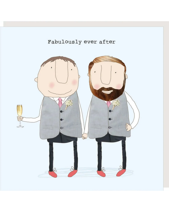 Fabulously Ever After (Male) - Wedding Card