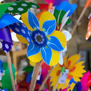 Whirly Fiore (Mixed) Garden Windmill – 25cm