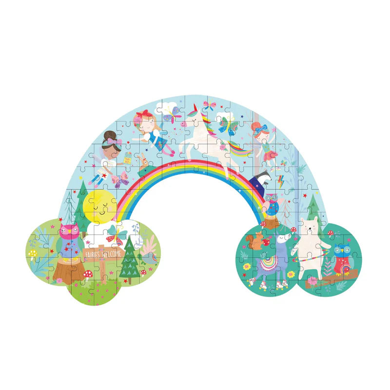 Floss & Rock - 80pc Rainbow Shaped Puzzle