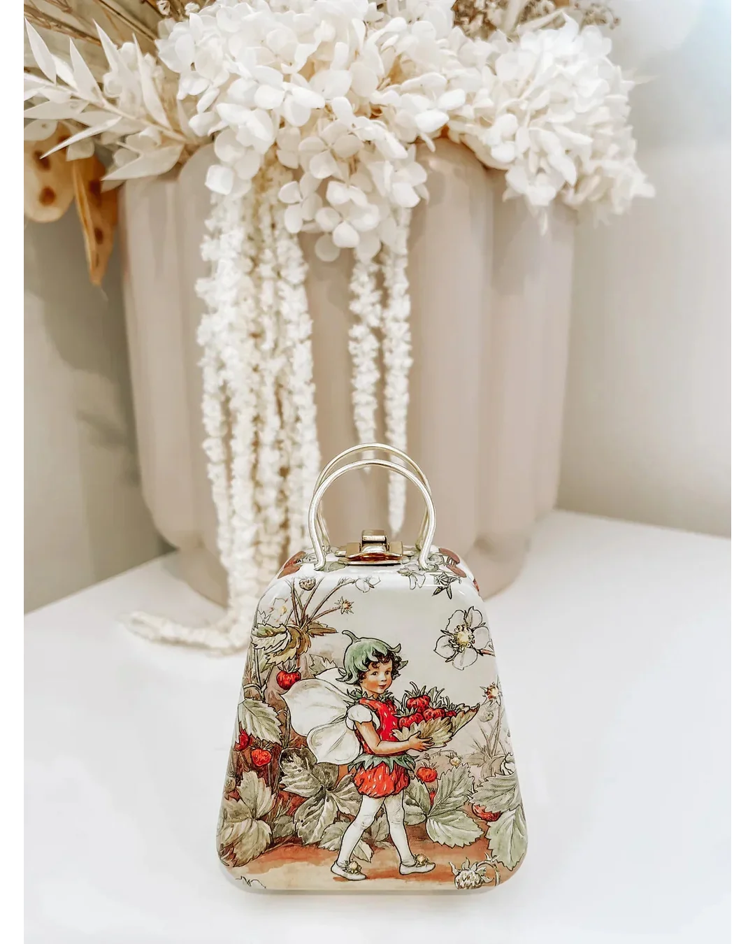 Flower Fairies - Mini Tin Handbags Household Storage Containers Strawberry Fairy