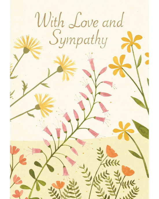 Flowers - Sympathy Card