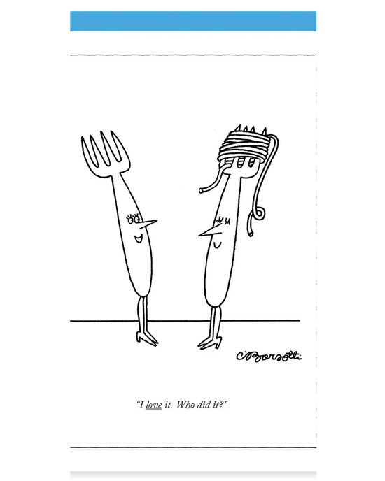 Fork Hair - Humour Card