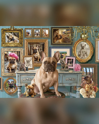 Cobble Hill Frenchie 500-Piece Jigsaw Puzzle-2