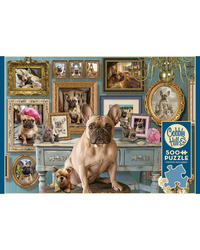Cobble Hill Frenchie 500-Piece Jigsaw Puzzle-3