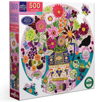 eeBoo Fruits & Flowers Still Life 500-Piece Jigsaw Puzzle