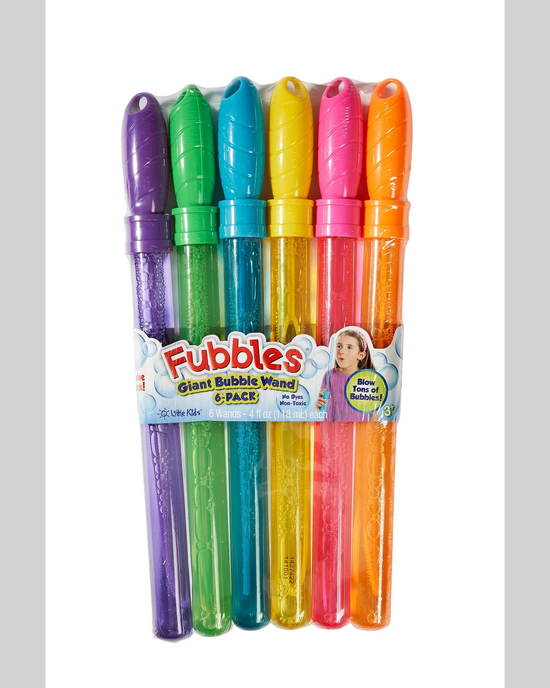 Fubbles Bubble Wand 6-Pack