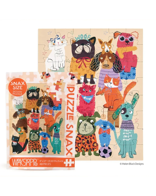 Fur Babies 48 Pce - Puzzle Snax