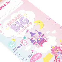 Legami Dream Big Little One Wall-Hanging Height Chart - Unicorn