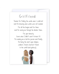Girlfriend Greeting Cards