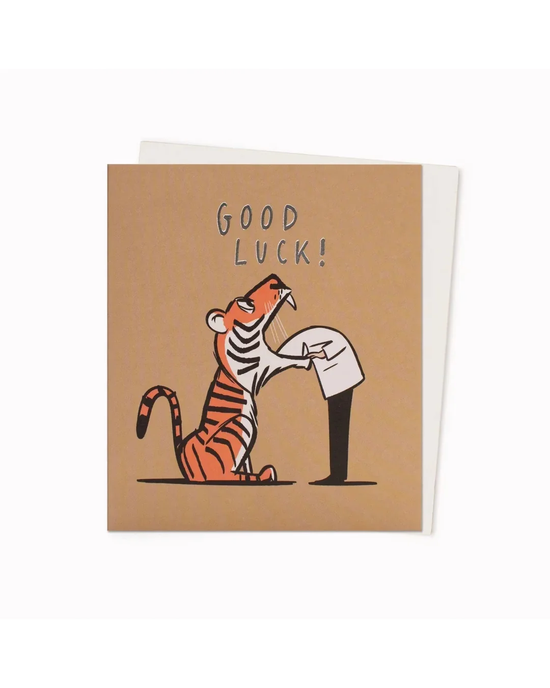 Good Luck Tiger - Good Luck Card