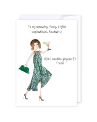 Gorgeous Friend Greeting Cards