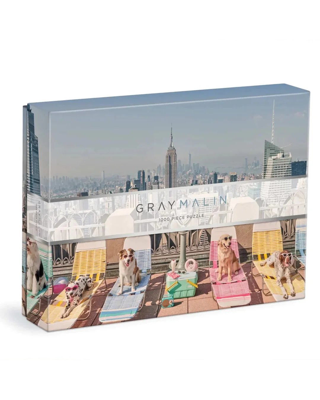 Galison Gray Malin the Dogs of New York City 1000-Piece Jigsaw Puzzle