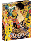 Enjoy Puzzle Gustav Klimt: Lady with a Fan 1000-Piece Jigsaw Puzzle