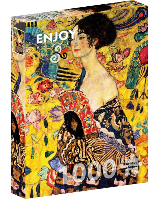 Enjoy Puzzle Gustav Klimt: Lady with a Fan 1000-Piece Jigsaw Puzzle