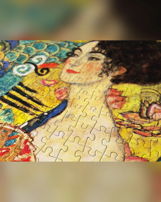 Enjoy Puzzle Gustav Klimt: Lady with a Fan 1000-Piece Jigsaw Puzzle