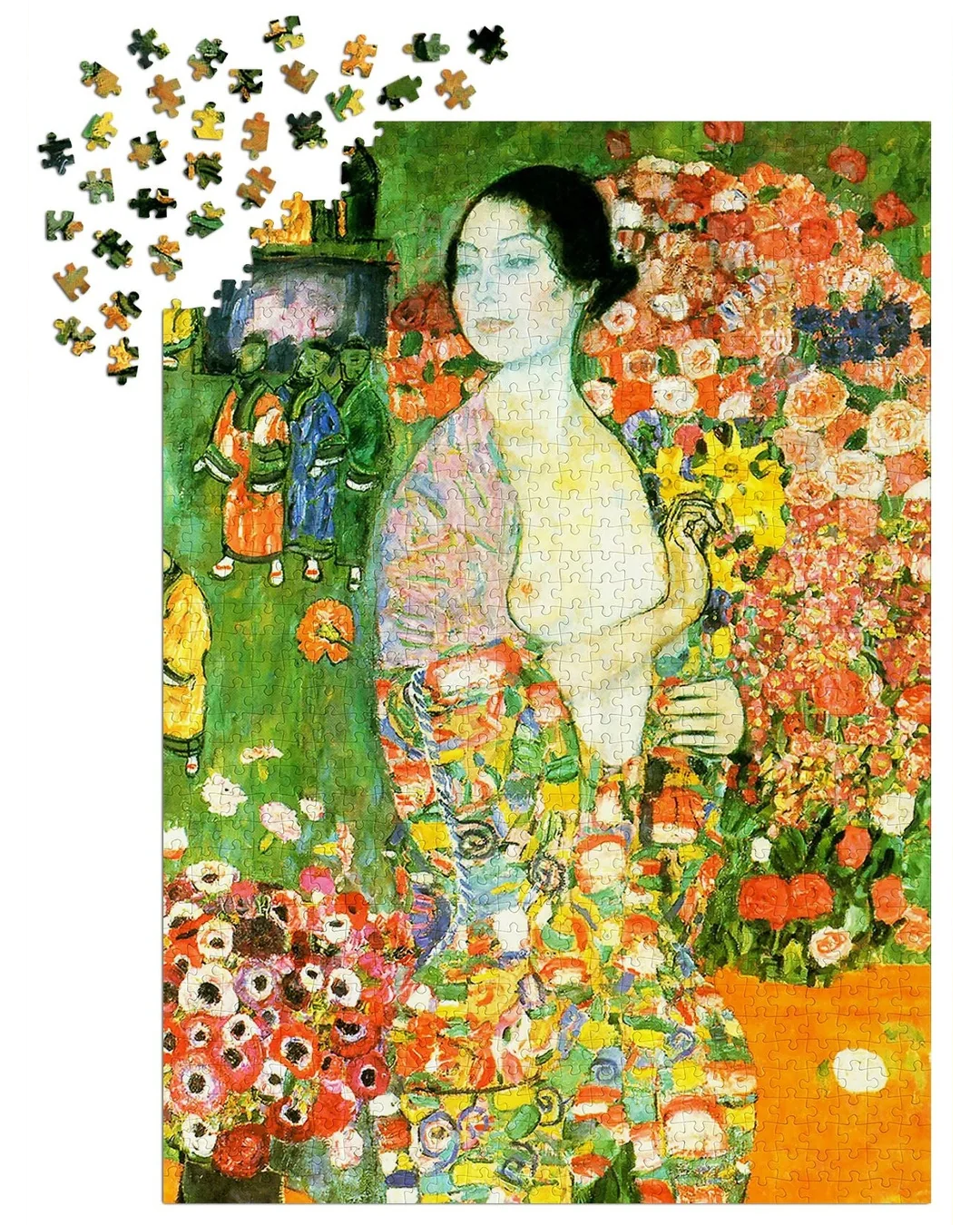 Enjoy Puzzle Gustav Klimt: the Dancer 1000-Piece Jigsaw Puzzle-4