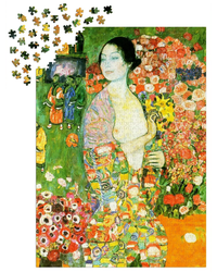 Enjoy Puzzle Gustav Klimt: the Dancer 1000-Piece Jigsaw Puzzle-4