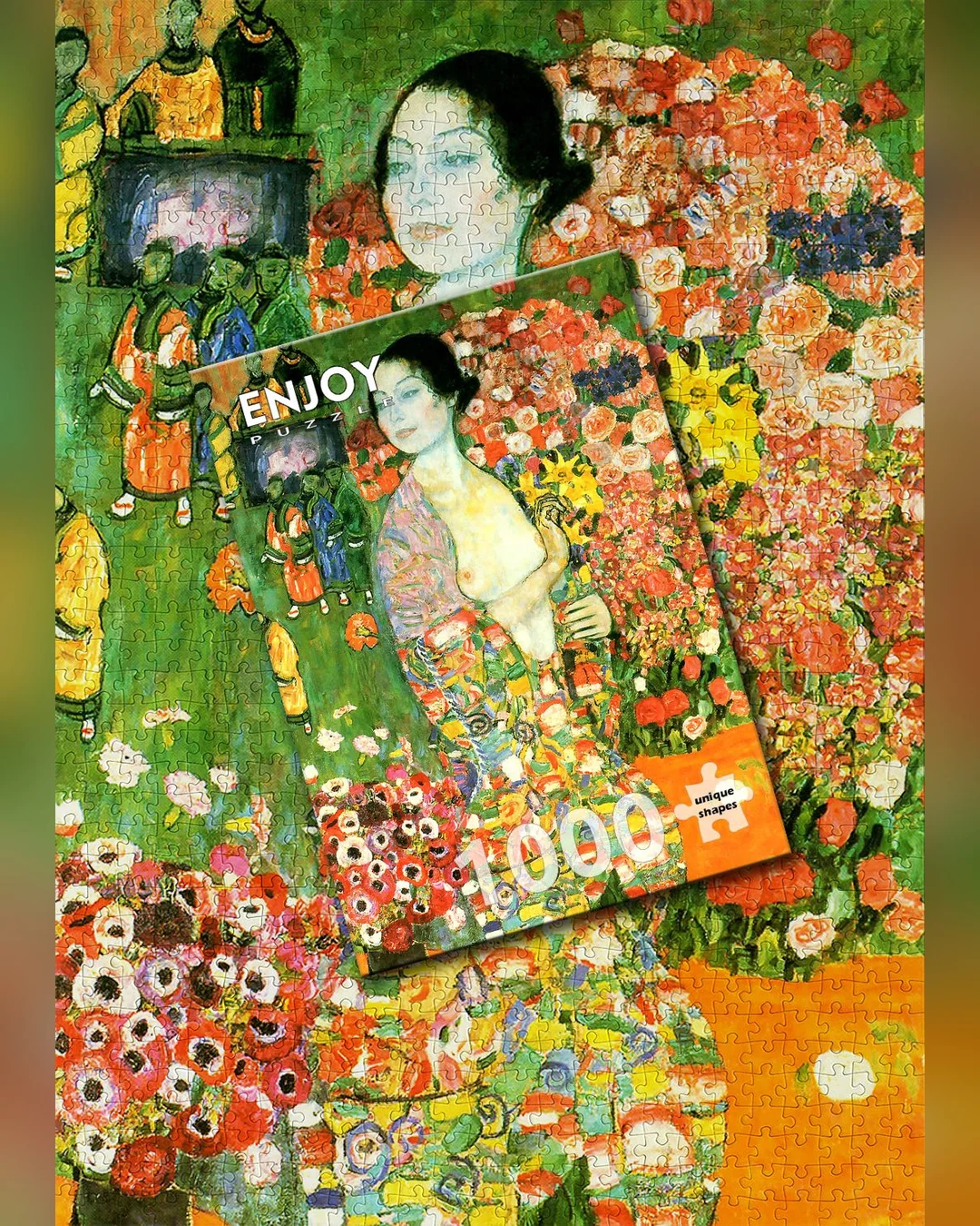 Enjoy Puzzle Gustav Klimt: the Dancer 1000-Piece Jigsaw Puzzle-6