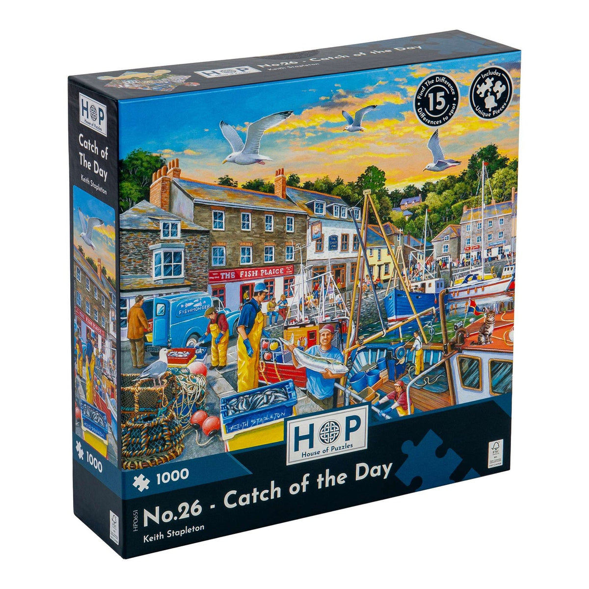 Catch of the Day - 1000 Piece Find the Difference Puzzle